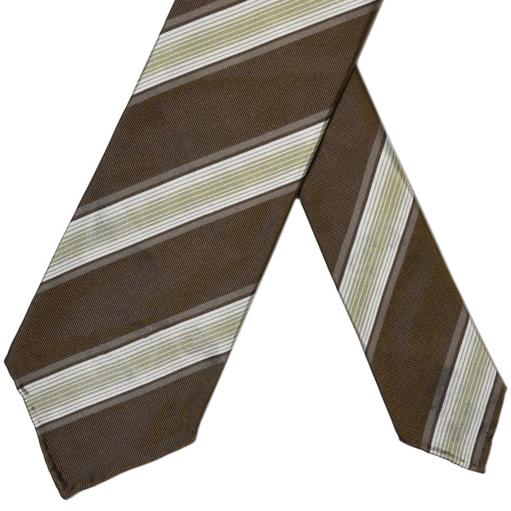 TIE YOUR TIE(タイ ユア タイ) シルクレップストライプセッテピエゲタイ 15879