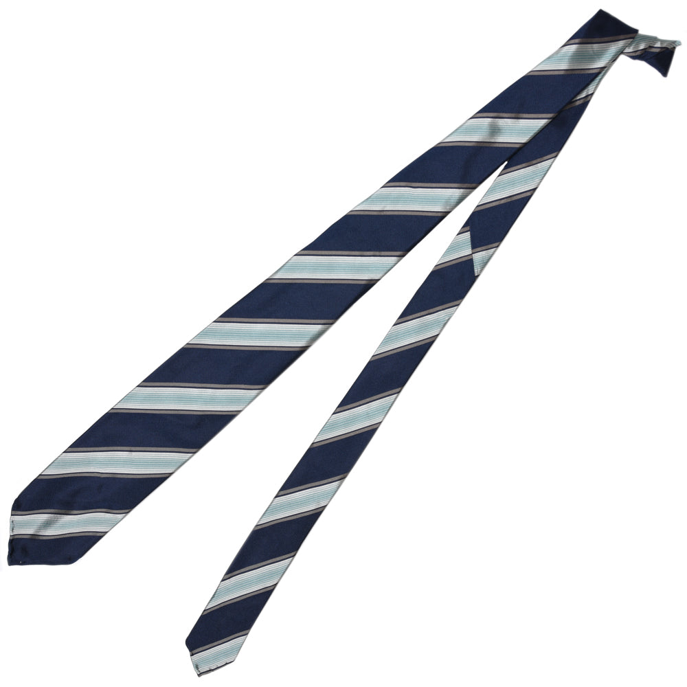 TIE YOUR TIE(タイ ユア タイ) シルクレップストライプセッテピエゲタイ 15879