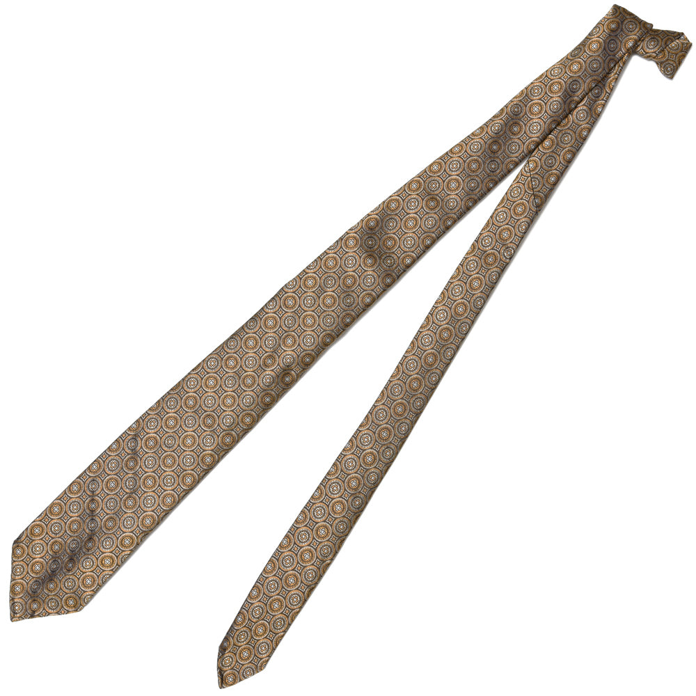 TIE YOUR TIE(タイ ユア タイ) シルクサークルエンブレムジャガードセッテピエゲタイ 14951