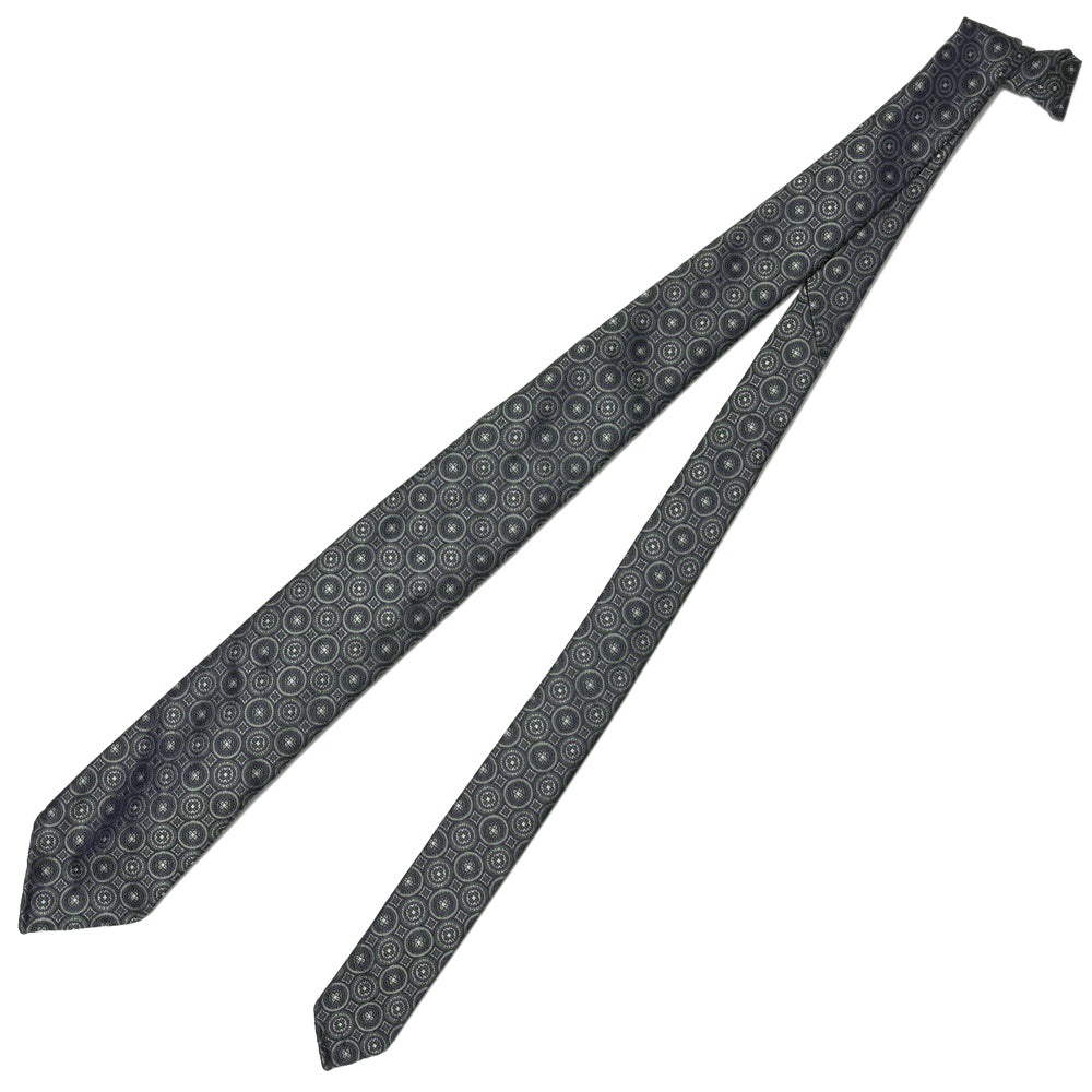 TIE YOUR TIE(タイ ユア タイ) シルクサークルエンブレムジャガードセッテピエゲタイ 14951
