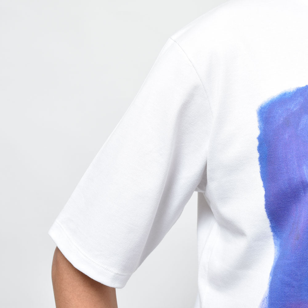 mando(マンド) BLUE LIGHTS コットンプリントクルーネックS/Sカットソー 24196-002