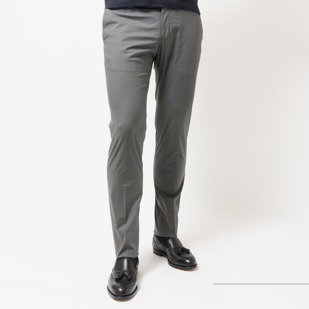 INCOTEX(インコテックス) SLIMFIT ストレッチコットンサマーポプリンテーパードパンツ 11577