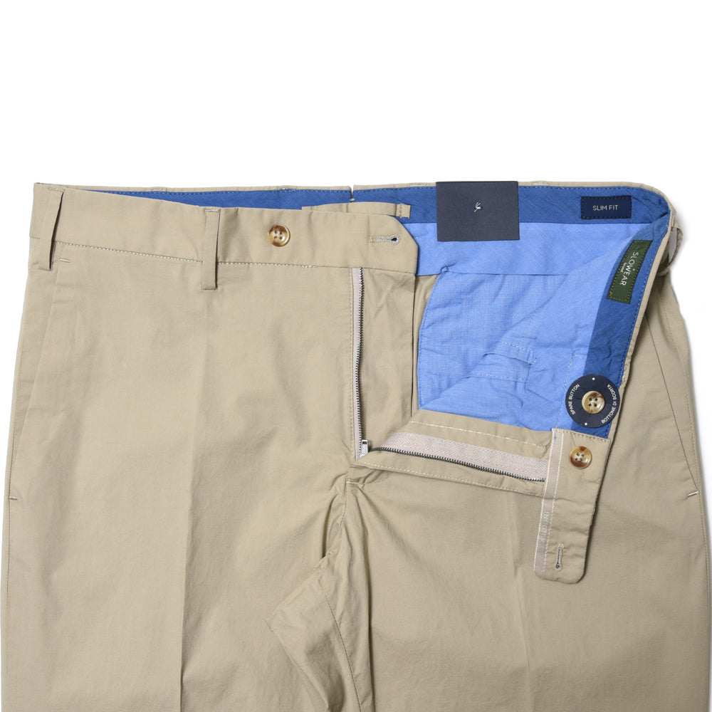 INCOTEX(インコテックス) SLIMFIT ストレッチコットンサマーポプリンテーパードパンツ 11577