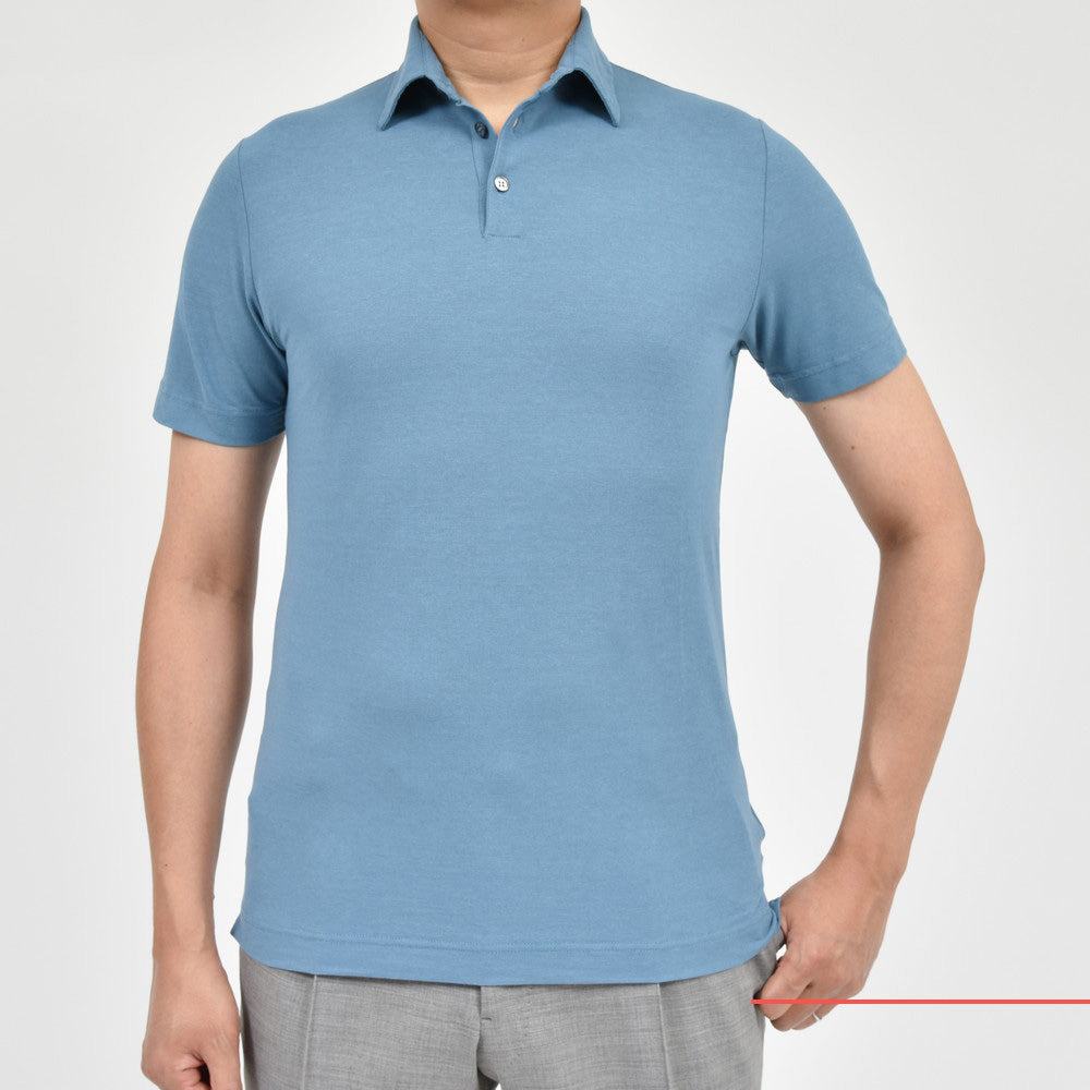 ZANONE(ザノーネ) オーガニックアイスコットンS/Sポロ POLO MC/SLIM FIT/811818/ZG380/14493