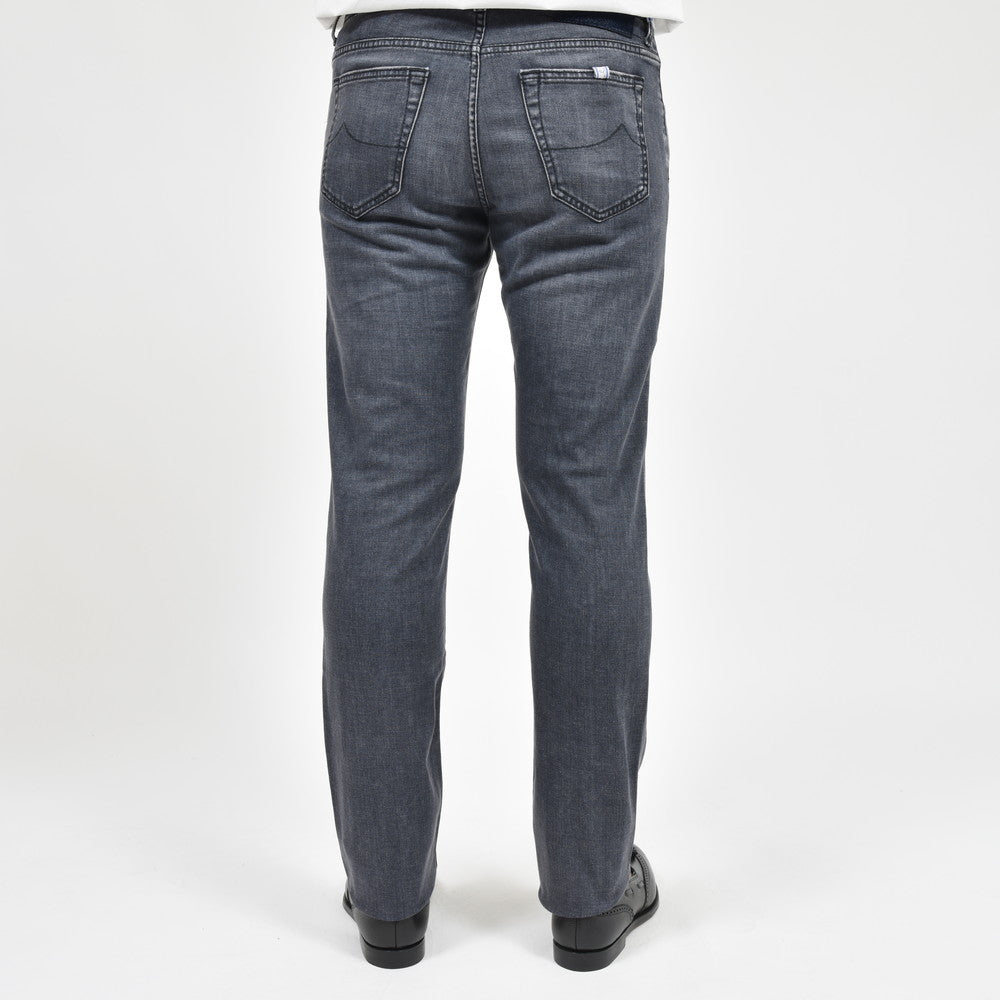JACOB COHEN(ヤコブコーエン) BARDバード ヴィンテージウォッシュストレッチコットンスリムテーパードデニム 12626/S4126/692D
