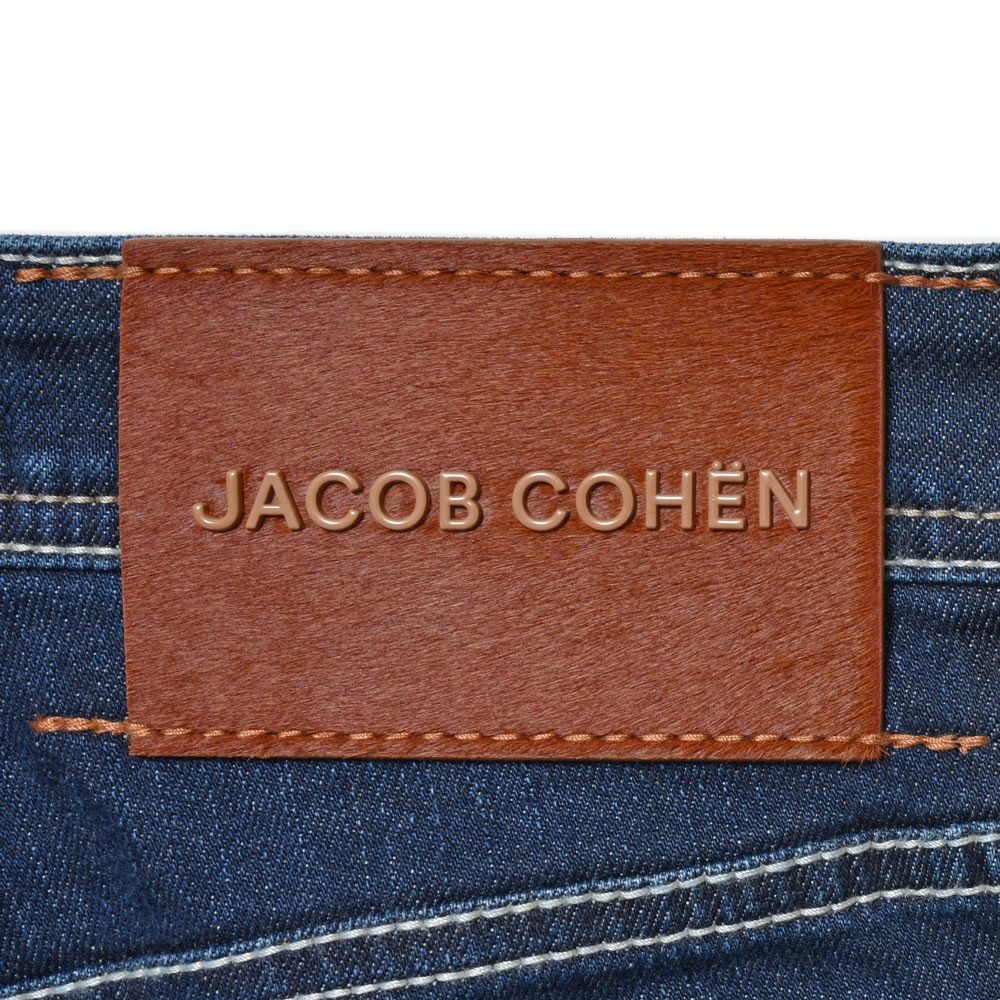 JACOB COHEN(ヤコブコーエン) EDUARDエドアルド ウォッシュドストレッチコットンストレートデニム 12294/S3615/772D