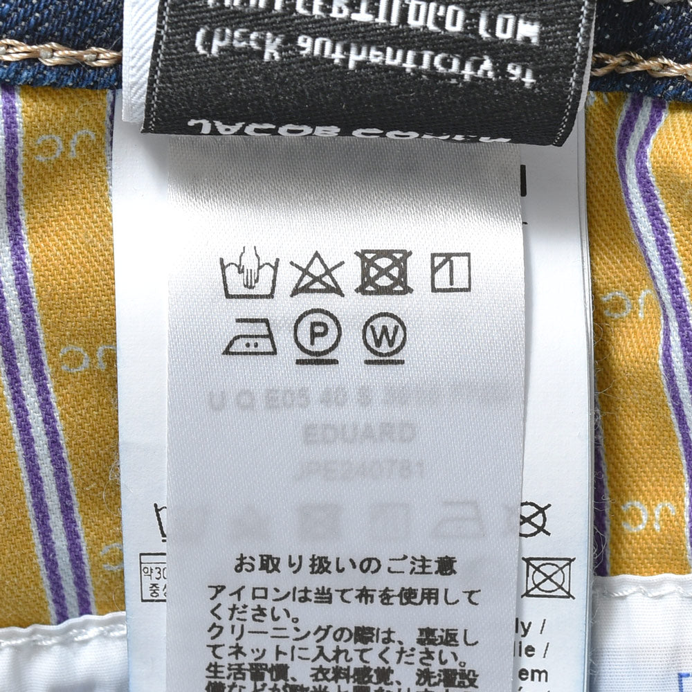 JACOB COHEN(ヤコブコーエン) EDUARDエドアルド ウォッシュドストレッチコットンストレートデニム 12294/S3615/772D