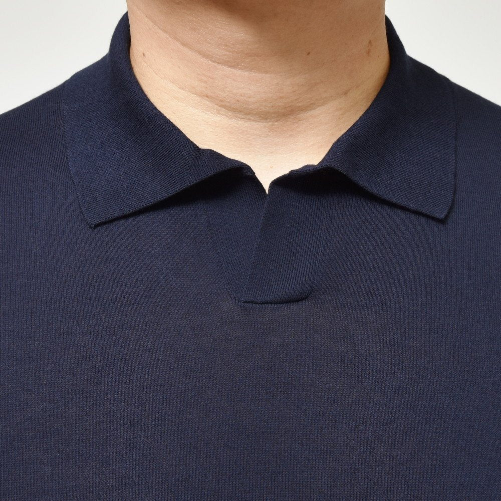 ZANONE(ザノーネ) 16ゲージコットンシルクS/Sスキッパーポロニット POLO MC/SLIM FIT/813193/ZM371 16405