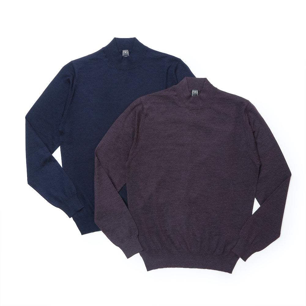 フェデリ / モックネック ニット(SILK&CASHMERE)/DERBY SPECIAL ML