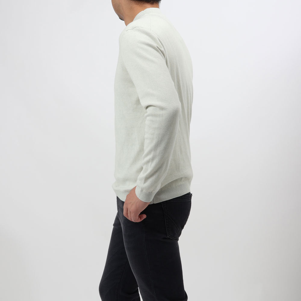 セッテフィーリカシミア / BR別注 コットン&カシミア クルーネック ニット/TUHUH2