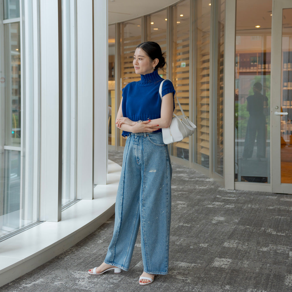 MARNI(マルニ)<BR>DVMD0140A0/UFC652 タートルネック ダメージニット