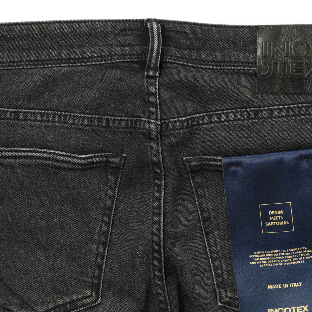 インコテックス / ウォッシュド サルファーダイ ストレッチデニム/SLIM FIT BLUE DIVISION/BDPS3 02721/W2 フェードブラック