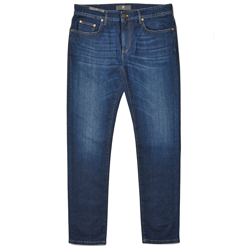 PT TORINO DENIM ピーティートリノデニム コットン ポリエステル ストレッチ ウォッシュド デニムパンツ SWING/SUPERSLIM FIT/CA5930