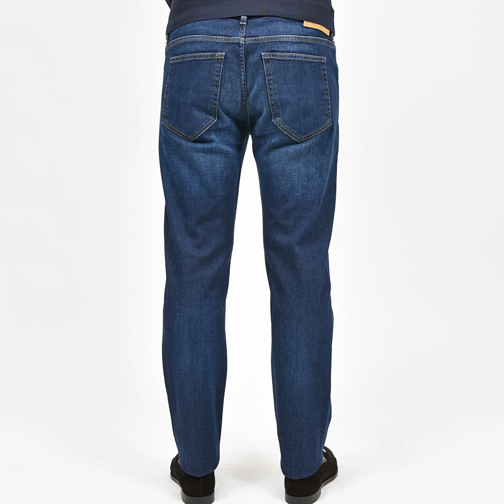 PT TORINO DENIM ピーティートリノデニム コットン ポリエステル ストレッチ ウォッシュド デニムパンツ SWING/SUPERSLIM FIT/CA5930
