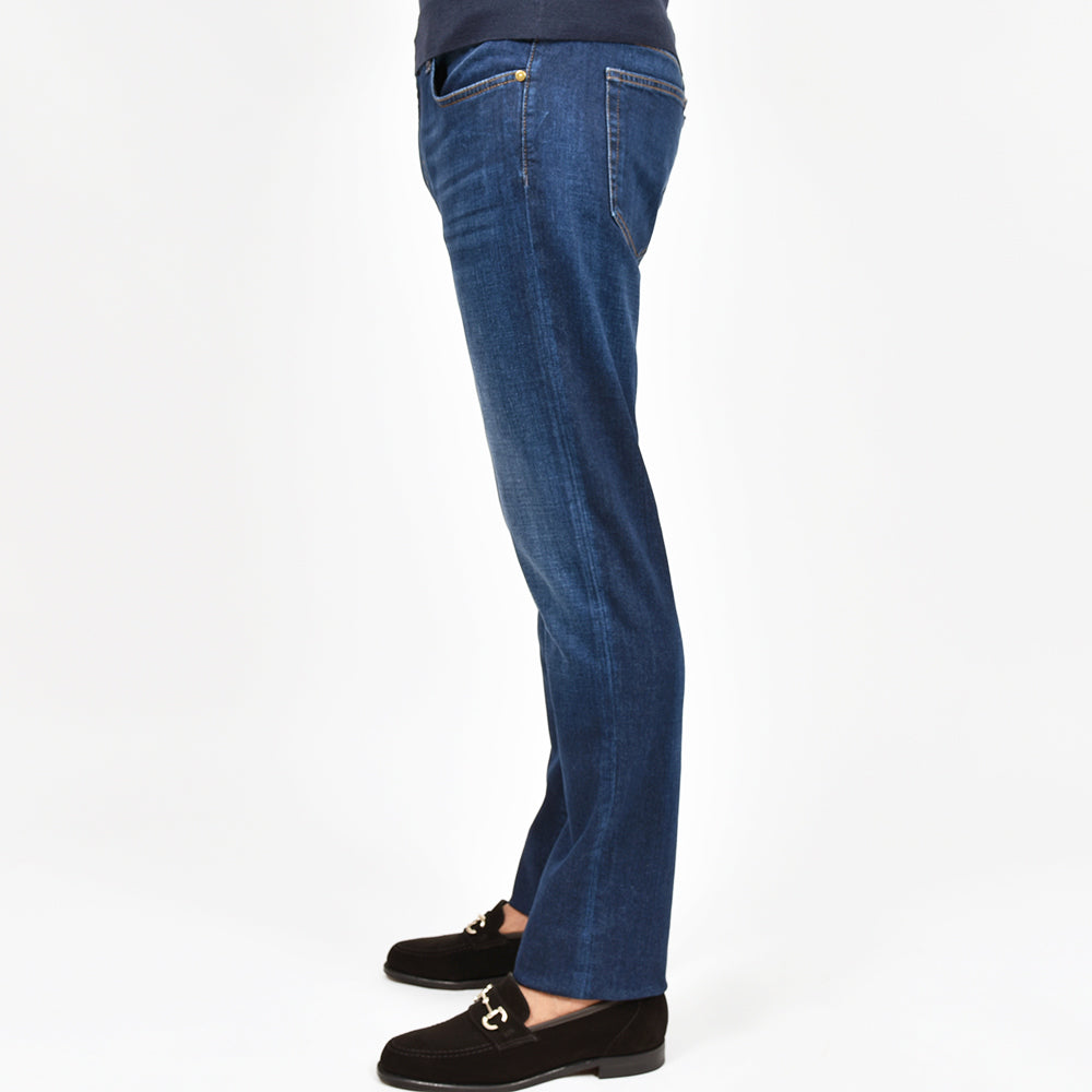 PT TORINO DENIM ピーティートリノデニム コットン ポリエステル ストレッチ ウォッシュド デニムパンツ SWING/SUPERSLIM FIT/CA5930