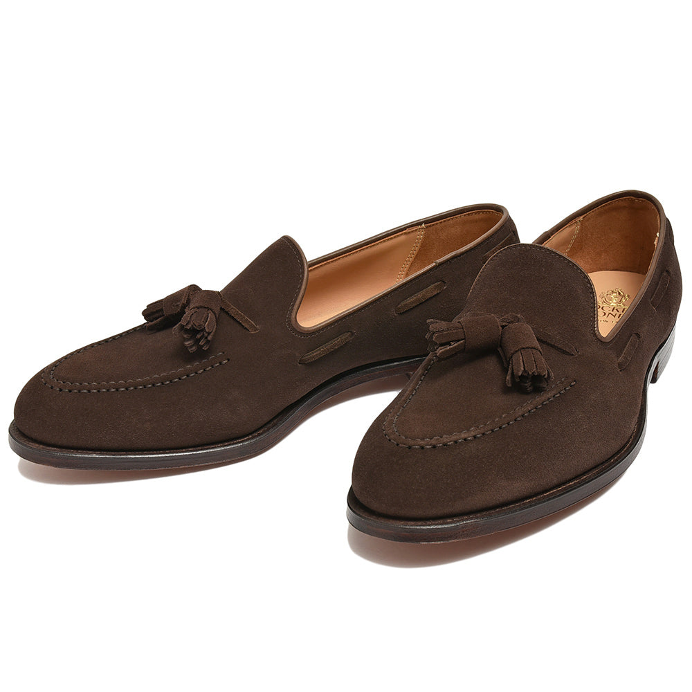 Crockett&Jones クロケットアンドジョーンズ CAVENDISH3 カーフスエード タッセルローファー