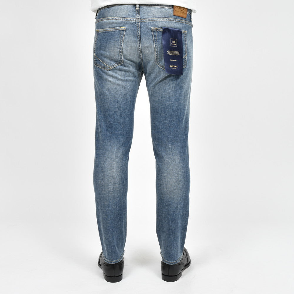 INCOTEX BLUE DIVISION(インコテックス ブルーディヴィジョン) Slim Fit ヴィンテージウォッシュストレッチデニム BDPS0003-02615W5/11607