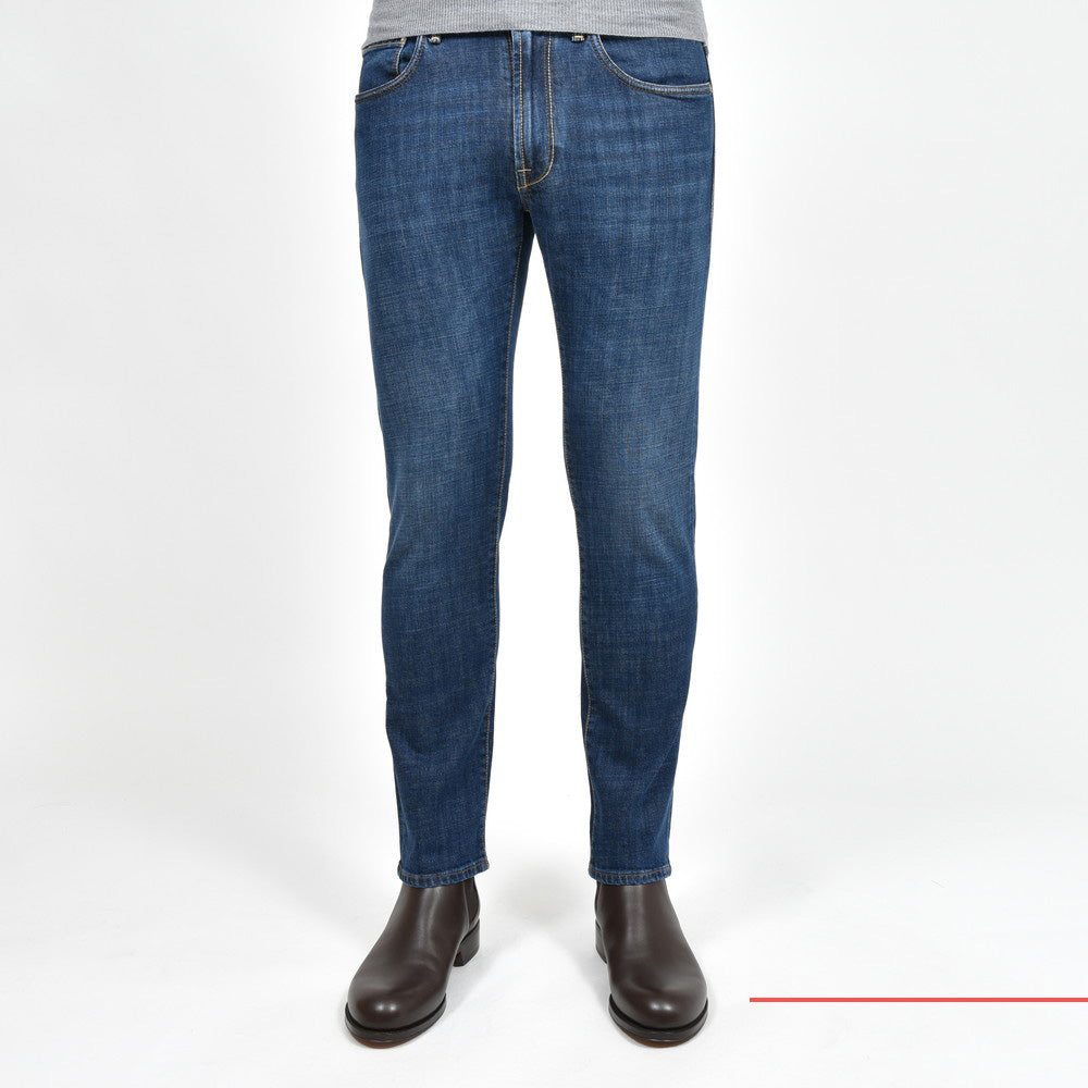 INCOTEX BLUE DIVISION(インコテックス ブルーディヴィジョン) Slim Fit ヴィンテージウォッシュストレッチデニム BDPS0003-02615W8/11608