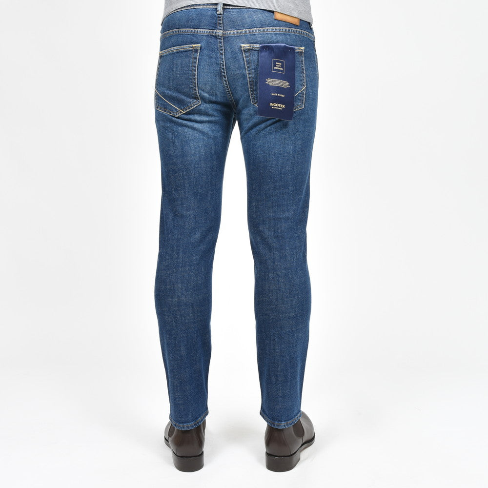 INCOTEX BLUE DIVISION(インコテックス ブルーディヴィジョン) Slim Fit ヴィンテージウォッシュストレッチデニム BDPS0003-02615W8/11608
