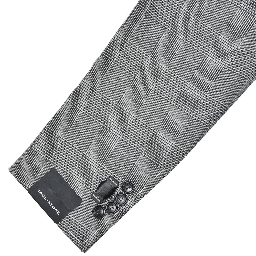 TAGLIATORE(タリアトーレ) VESVIOヴェスビオ ストレッチウールナイロングレンチェック2B1プリーツスーツ 2SVF22B11/150113