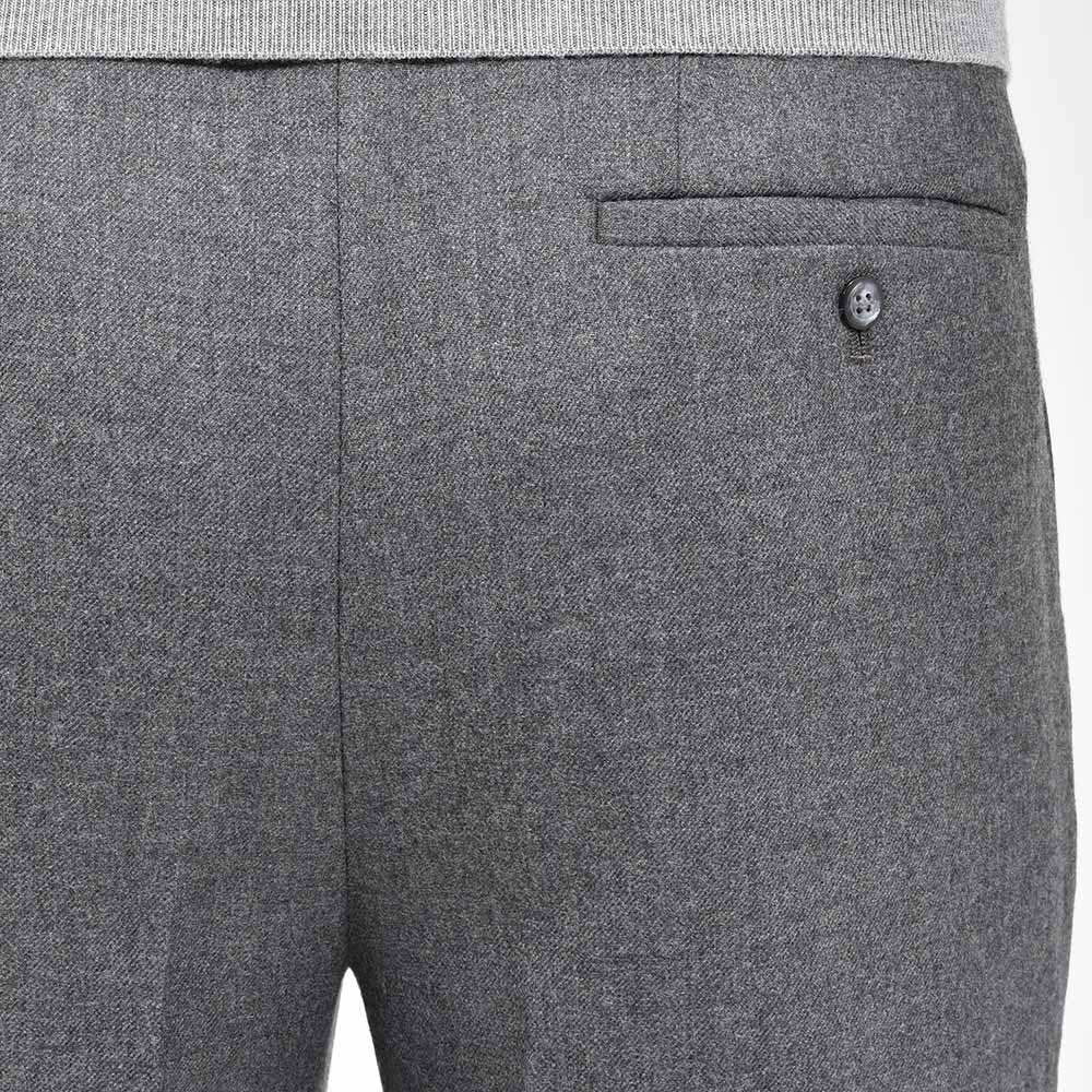 Fumiya Hirano THE TROUSERS フミヤヒラノトラウザーズ ウール ライトフランネル サイドアジャスター 2インプリーツ ドレスパンツ REGENT