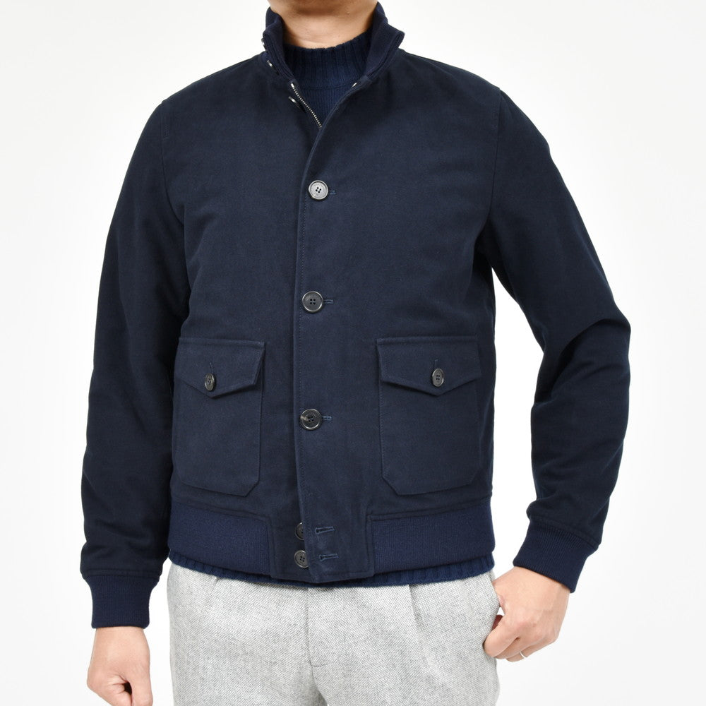 MONTEDORO(モンテドーロ) パデッドモールスキンバルスターブルゾン 63M202/M2071/21805