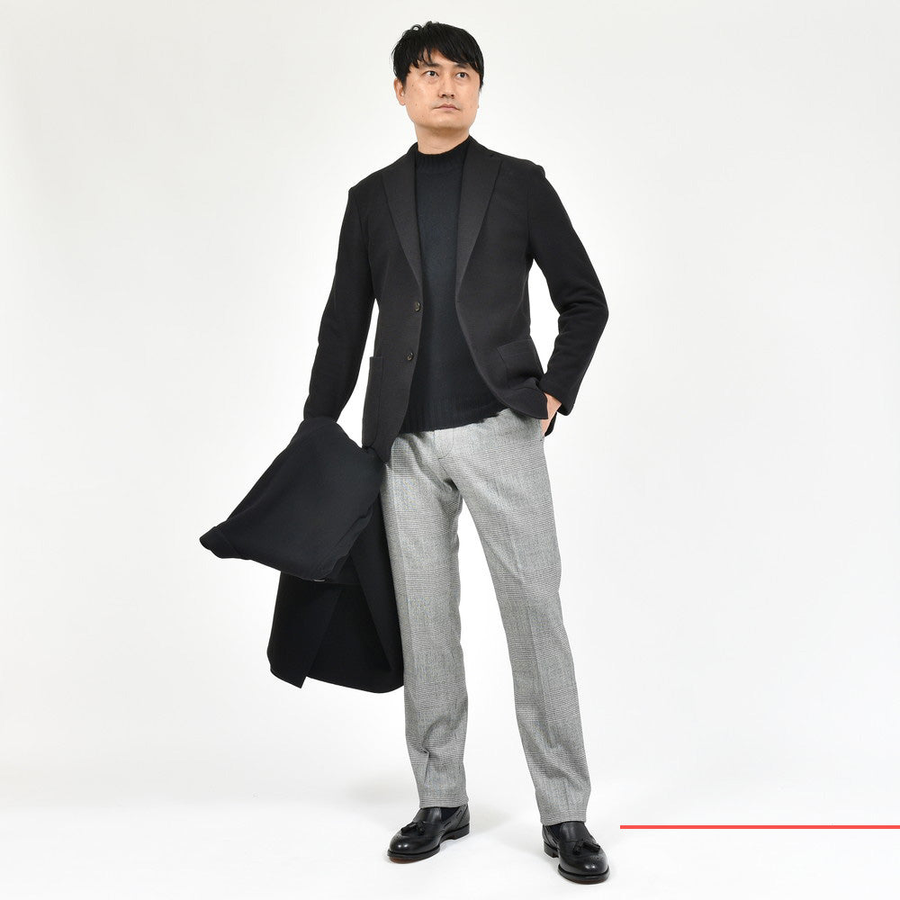 BOGLIOLI(ボリオリ) EMPTY JACKETエンプティジャケット ウールコットンニットジャージ2Bジャケット 0G0166/FA0015