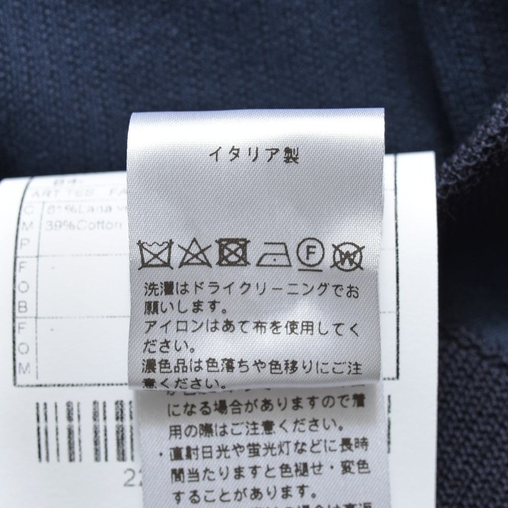 BOGLIOLI(ボリオリ) EMPTY JACKETエンプティジャケット ウールコットンニットジャージ2Bジャケット 0G0166/FA0015