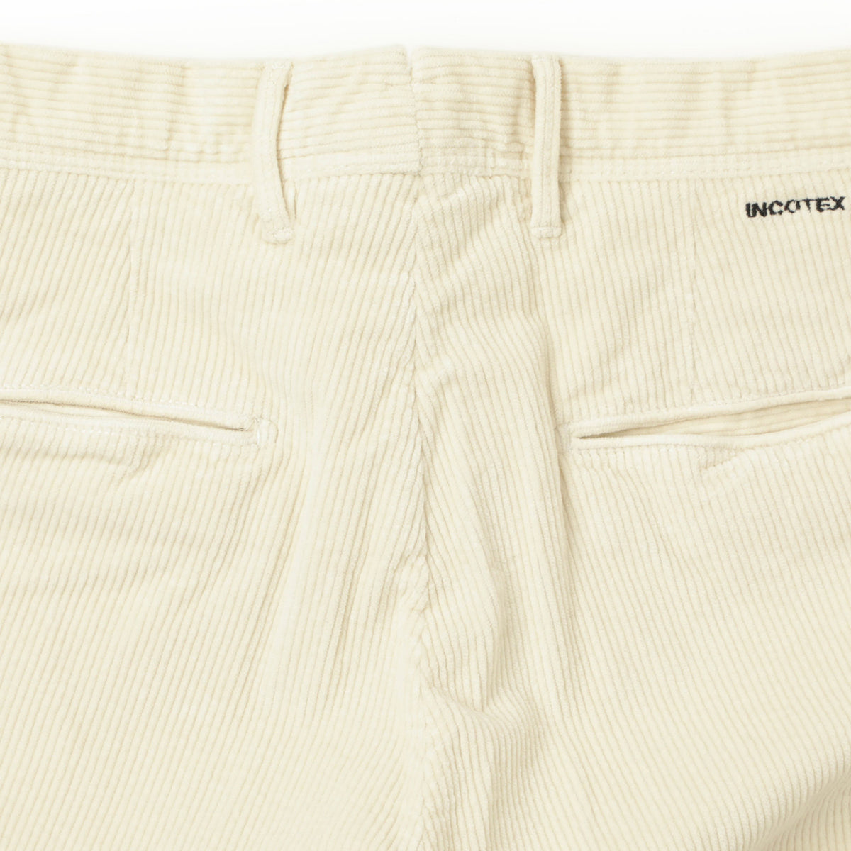 インコテックス / ストレッチ コーデュロイ コットン ウォッシュド パンツ / SLIM FIT SLACKS / SA100 / 4687A / オフホワイト