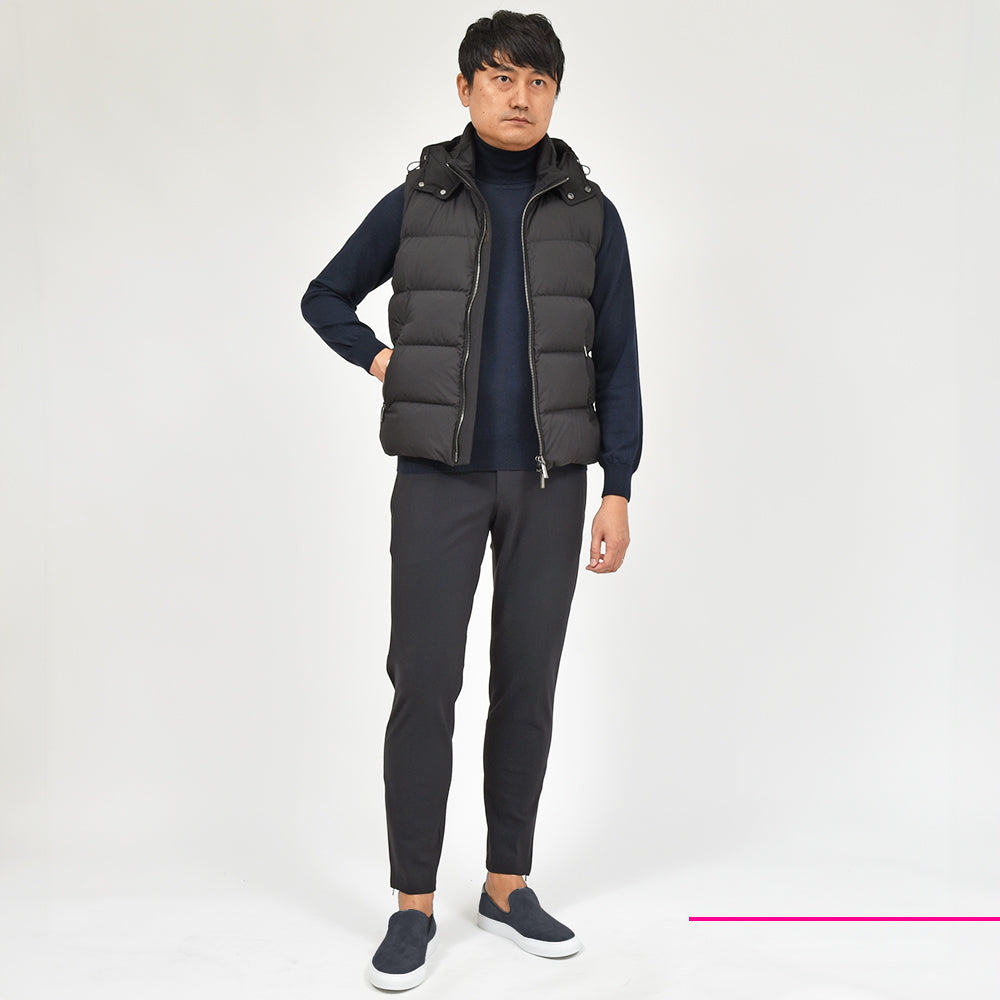 PT TORINO ピーティー トリノ Active ナイロン ストレッチ 裾ジップ ノープリーツ パンツ EPSILON ZIP/EJ01