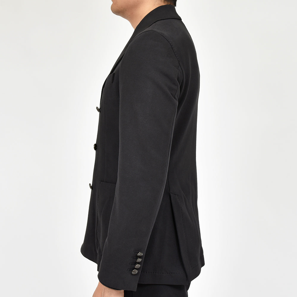 CIRCOLO 1901 チルコロ1901 コットン ストレッチ カシミヤタッチジャージー メタルボタン セットアップ対応 ダブル6Bジャケット