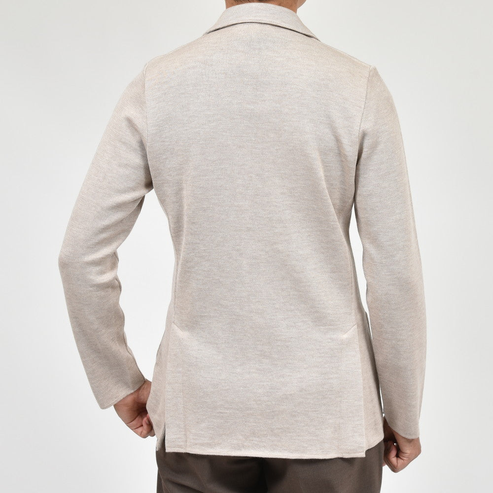 LARDINI(ラルディーニ) ウールミラノリブニットジャケット JALJM56/IV63000