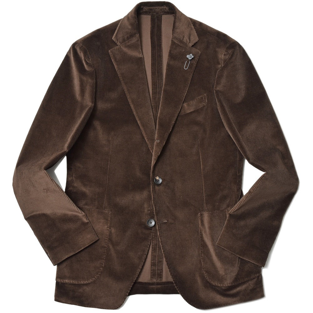 LARDINI(ラルディーニ) ADVANCEアドヴァンス ストレッチコットンコーデュロイ3Bジャケット JA6000AQ/IVSF63403