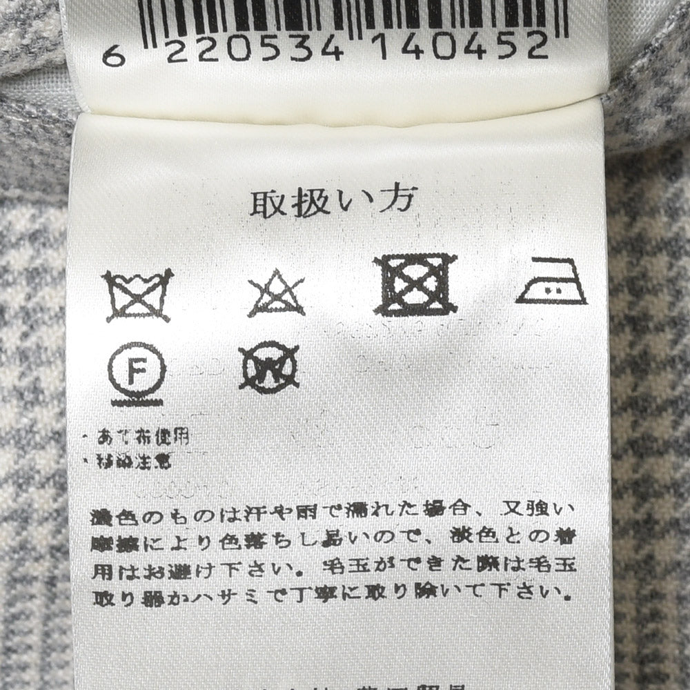 LARDINI(ラルディーニ) ADVANCEアドヴァンス ウールシルクカシミアグレンチェック3Bジャケット JA6000AQ/IVSF63435