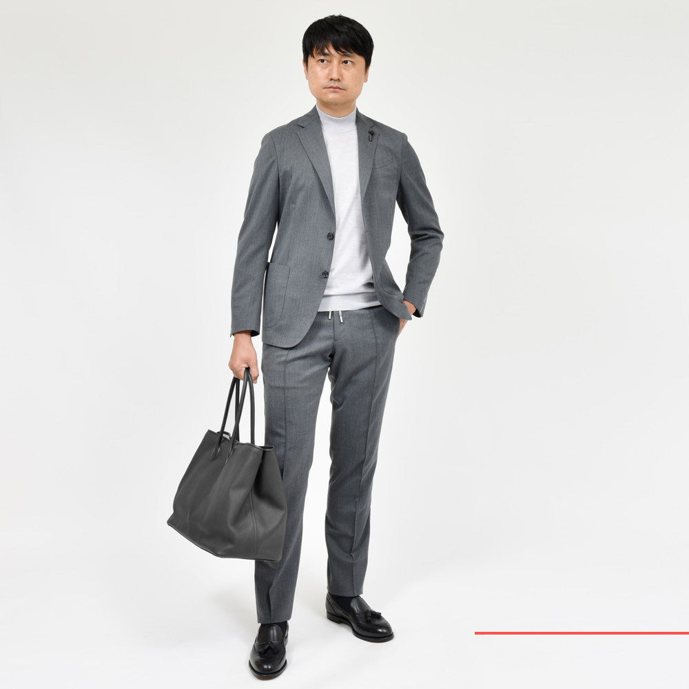 LARDINI(ラルディーニ) EASY WEARイージーウェア テクノウールサージ3Bスーツ JA143AQ/IVEL63703