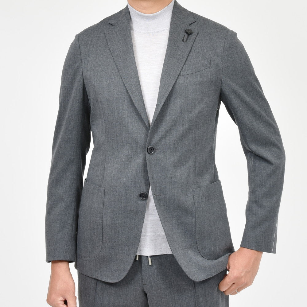 LARDINI(ラルディーニ) EASY WEARイージーウェア テクノウールサージ3Bスーツ JA143AQ/IVEL63703