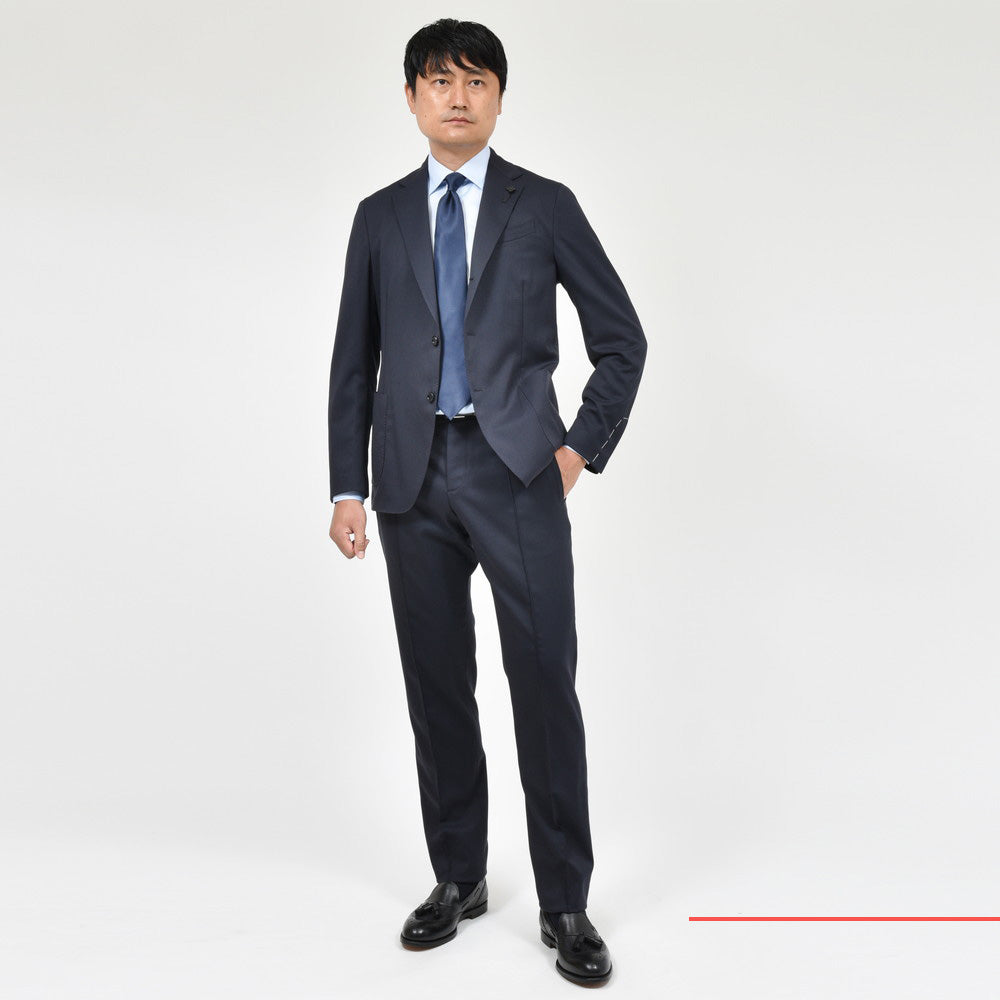 LARDINI(ラルディーニ) EASY WEARイージーウェア テクノウールサージ3Bスーツ JA143AQ/IVEL63703