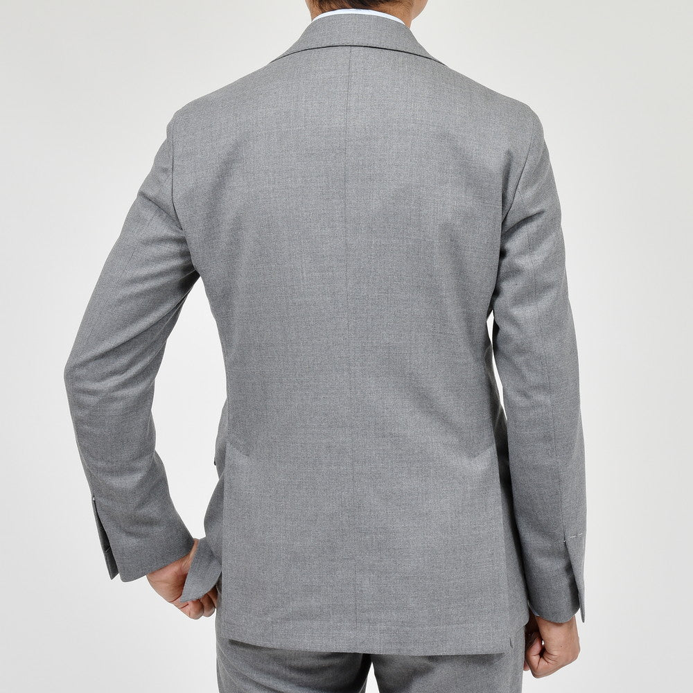 LARDINI(ラルディーニ) ADVANCEアドヴァンス ストレッチウールサキソニー3B1プリーツスーツ JA6107AQ/IVSF63408