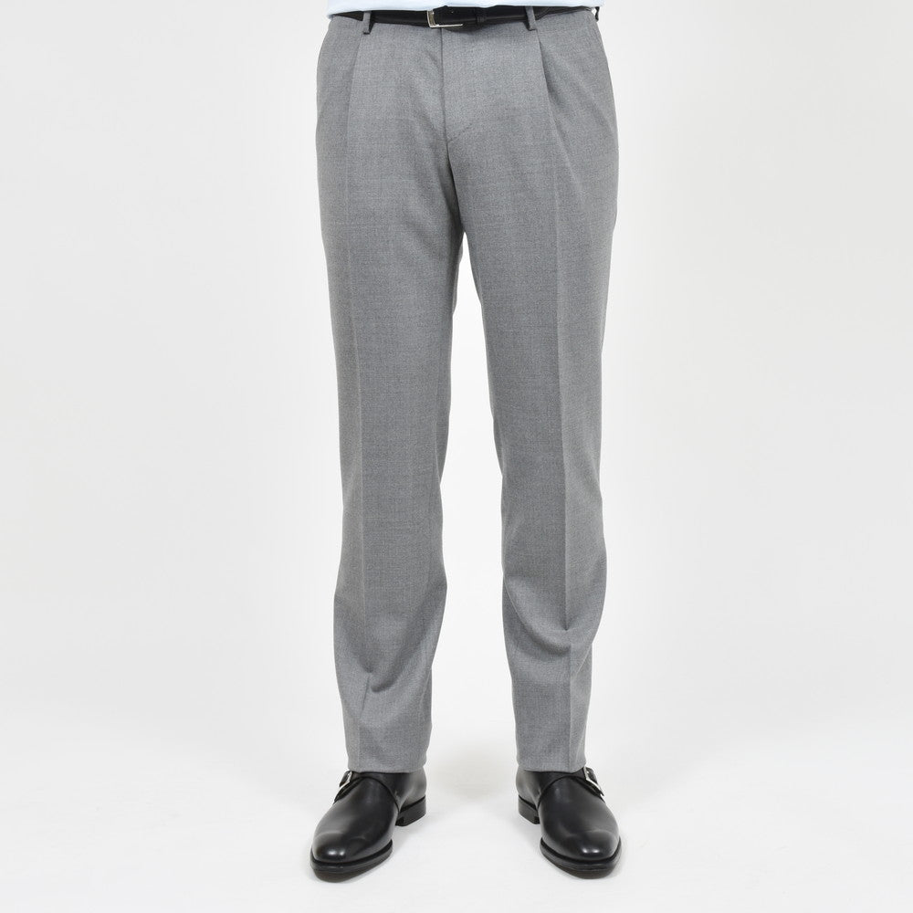LARDINI(ラルディーニ) ADVANCEアドヴァンス ストレッチウールサキソニー3B1プリーツスーツ JA6107AQ/IVSF63408