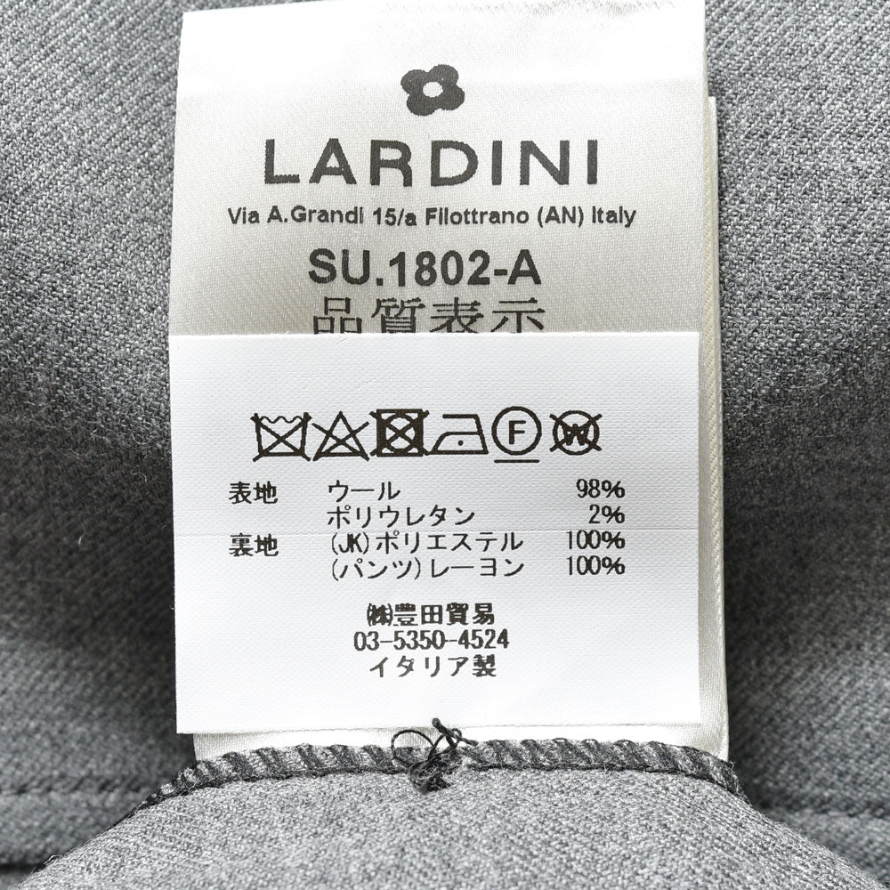 LARDINI(ラルディーニ) ADVANCEアドヴァンス ストレッチウールサキソニー3B1プリーツスーツ JA6107AQ/IVSF63408