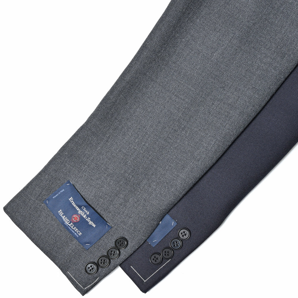 guji(グジ) ウールサージ3B1プリーツスーツ (MADE BY RING JACKET / Ermenegildo Zegnaファブリック使用)【春/秋/冬】