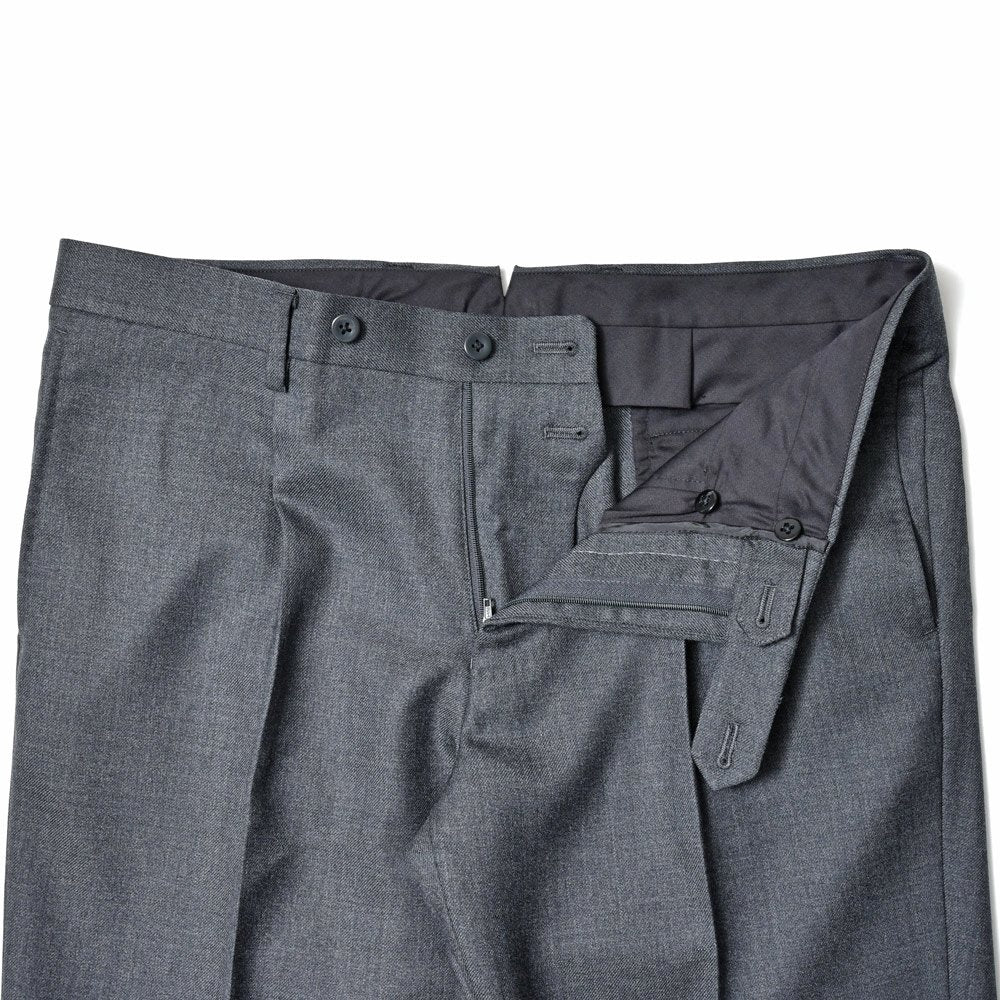 guji(グジ) ウールサージ3B1プリーツスーツ (MADE BY RING JACKET / Ermenegildo Zegnaファブリック使用)【春/秋/冬】