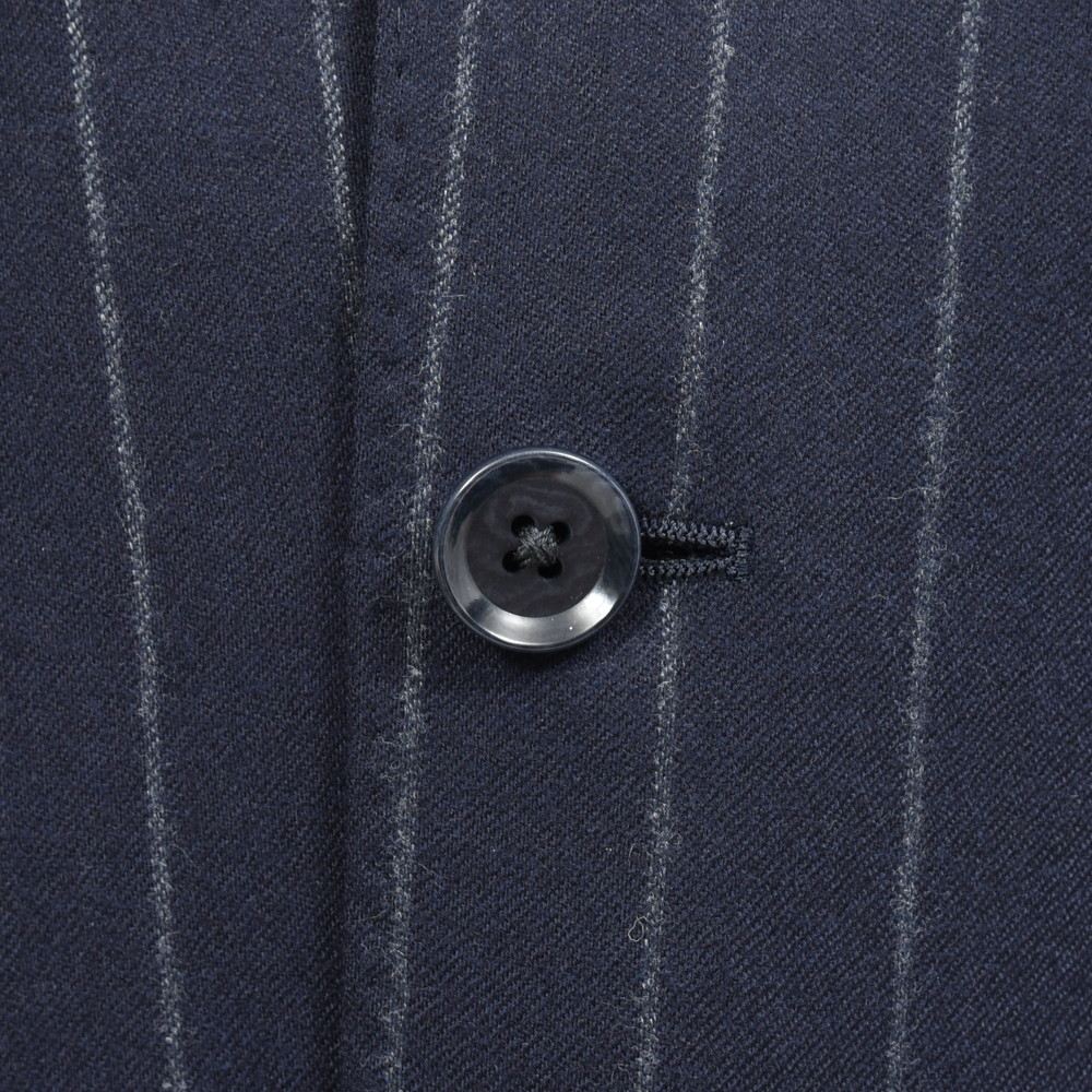 guji(グジ) Magnifico15マニフィコ15 15マイクロンウールチョークストライプ3B1プリーツスーツ(MADE BY RING JACKET / Ermenegildo Zegna