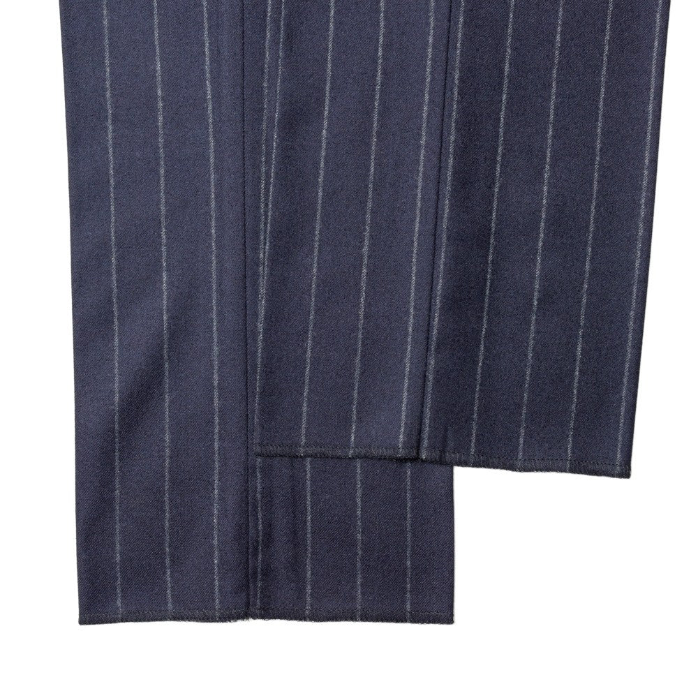 guji(グジ) Magnifico15マニフィコ15 15マイクロンウールチョークストライプ3B1プリーツスーツ(MADE BY RING JACKET / Ermenegildo Zegna