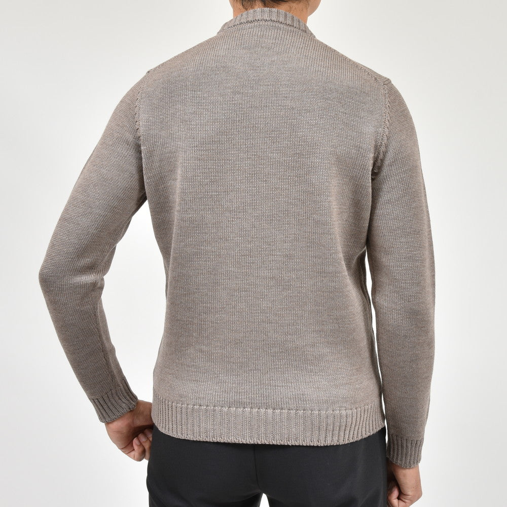 ZANONE(ザノーネ) 5ゲージウールクルーネックニット GIRO/SLIM FIT/810104/ZR229/25411