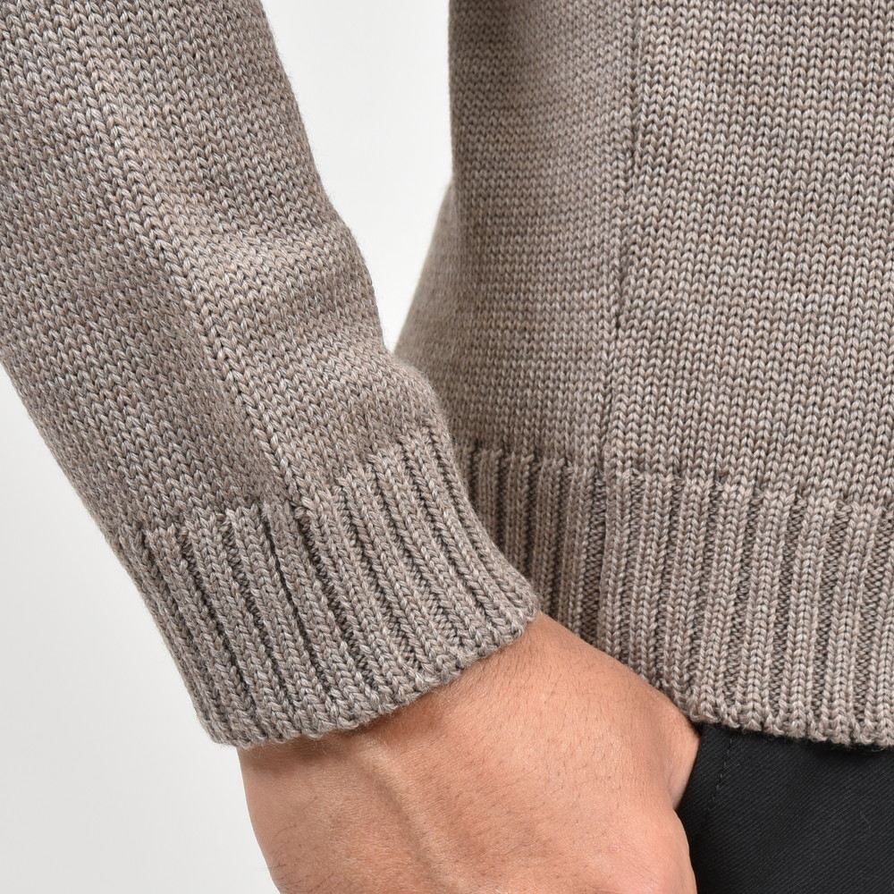 ZANONE(ザノーネ) 5ゲージウールクルーネックニット GIRO/SLIM FIT/810104/ZR229/25411