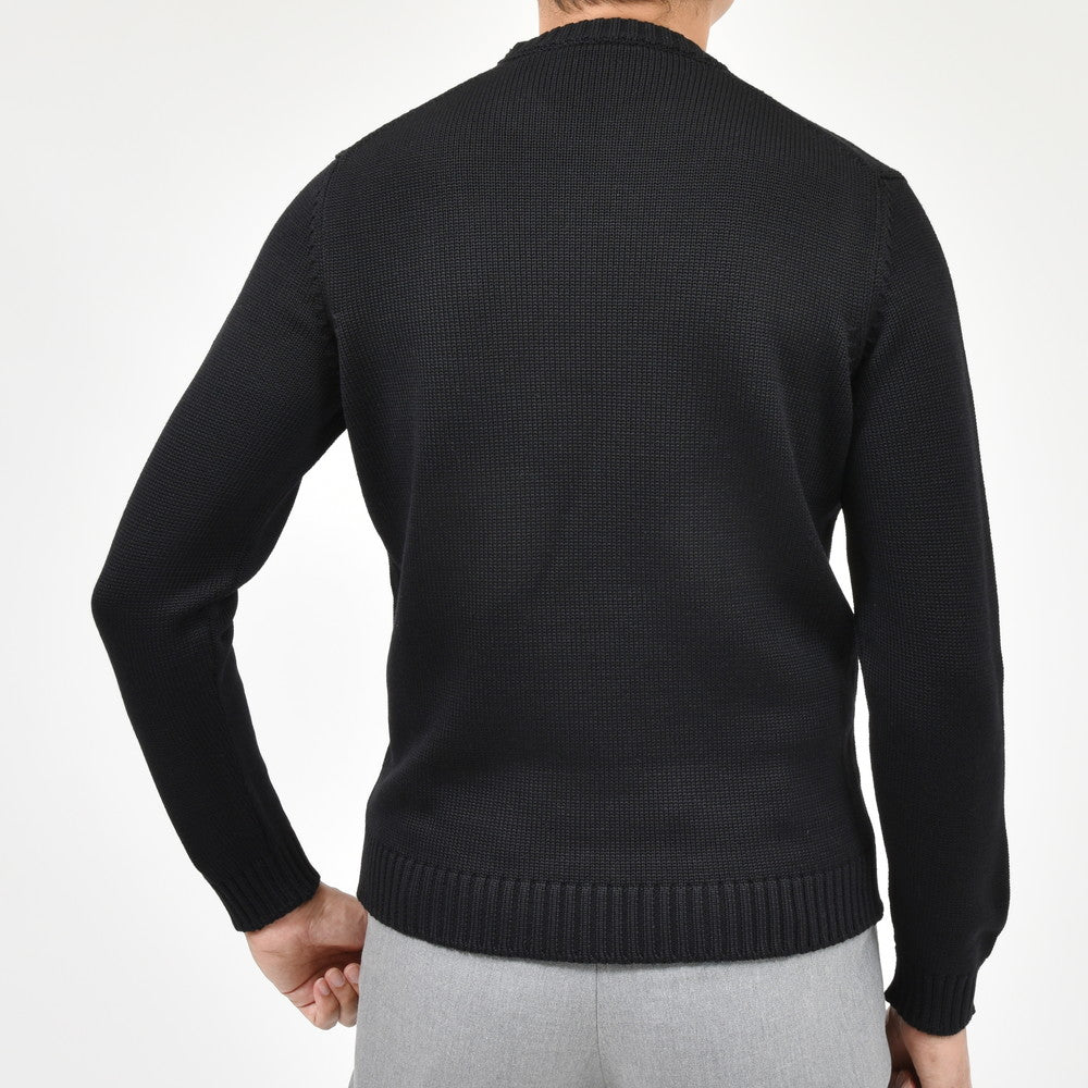 ZANONE(ザノーネ) 5ゲージウールクルーネックニット GIRO/SLIM FIT/810104/ZR229/25411