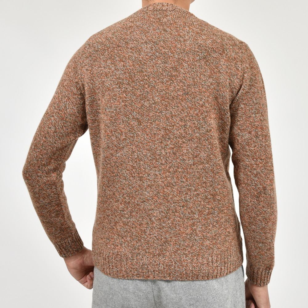 ZANONE(ザノーネ) ウールメランジクルーネックニット GIRO/SLIM FIT/810104/ZN233/25409