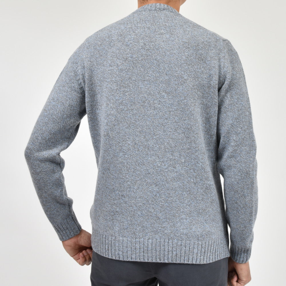 ZANONE(ザノーネ) ウールメランジクルーネックニット GIRO/SLIM FIT/810104/ZN233/25409