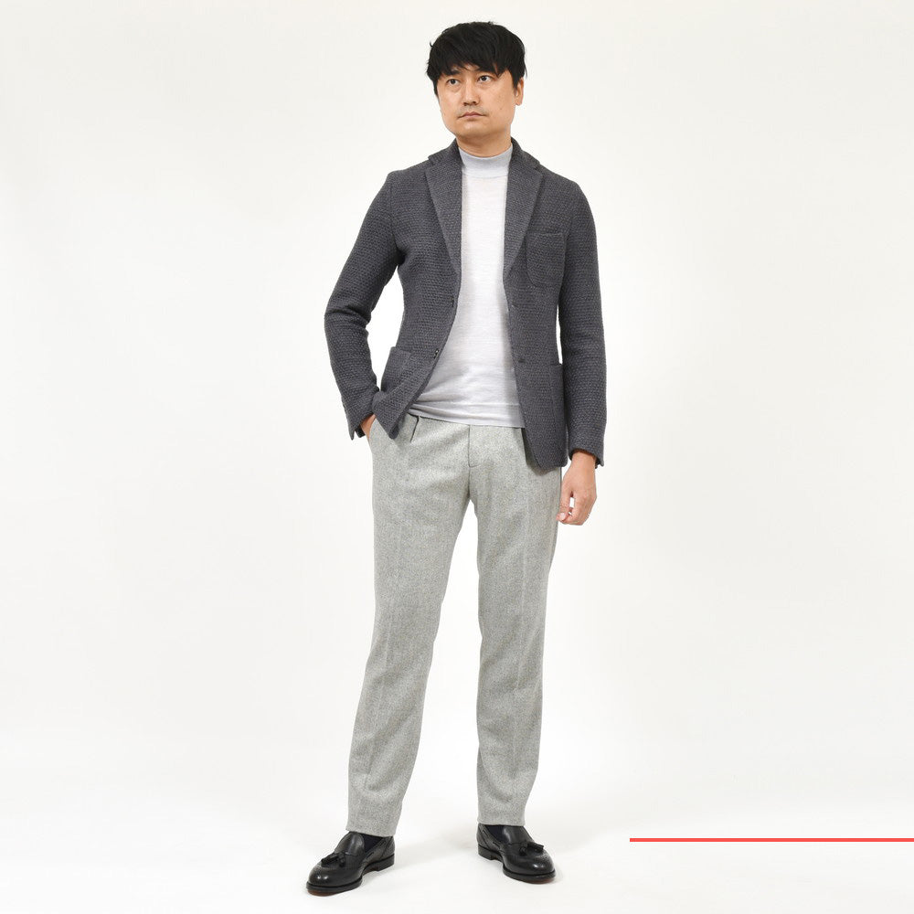 ZANONE(ザノーネ) ボンディングジャガードニットブレザージャケット BLAZER/SLIM FIT/810161/ZN243/26700